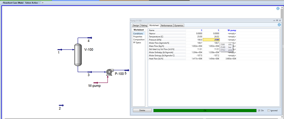 Pump pressure configuration